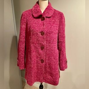 Vintage Wool Pea Coat Babydoll Princess Style